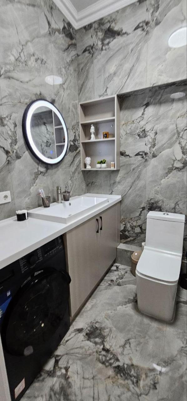 77 с панорамными окнами вид на горы Apartment Almaty